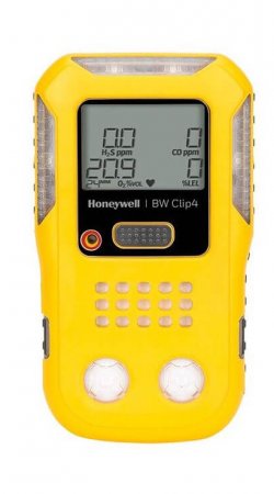 גלאי 4 גזים אישי ללא צורך בטעינה BW יONEYWELL גילוי גזים